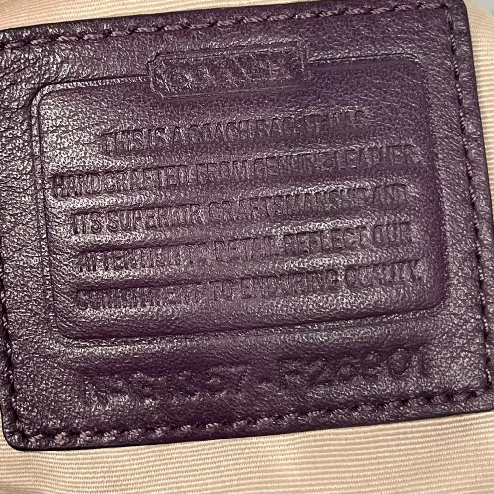 Coach Signature Patent Leather Gallery Tote - Picture 8 of 13